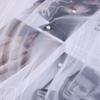 The thickened and encrypted soft light organza fabric can be used for wedding dresses evening gowns and designer clothing fabric