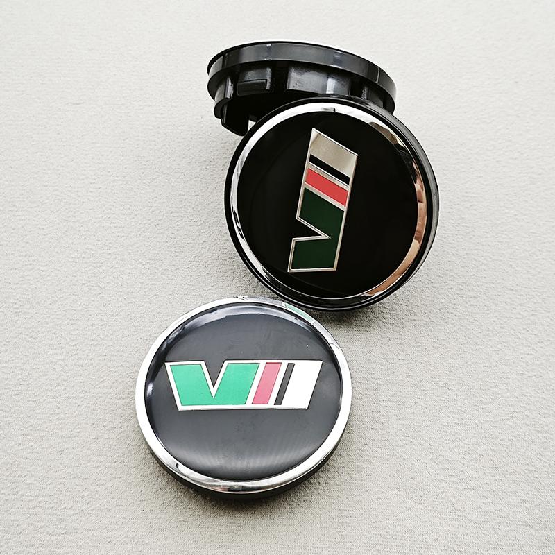 DDWO5 4Pcs 56/60mm Car Wheel Hub Caps Cover Rim Logo V Badge For Skoda fabia octavia Rapid kodiaq superb 3 A4 A5 Mk3 karoq Accessories