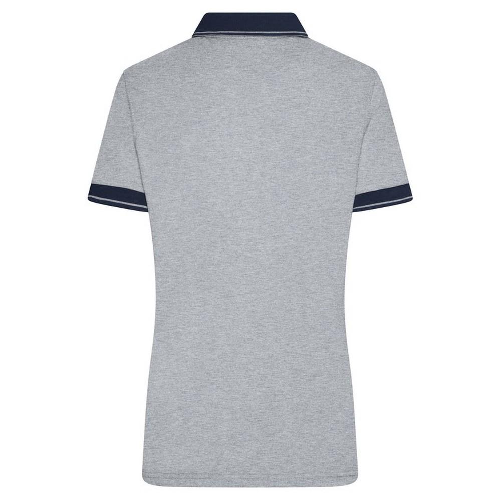 James and Nicholson Womens/Ladies Heather Polo Shirt