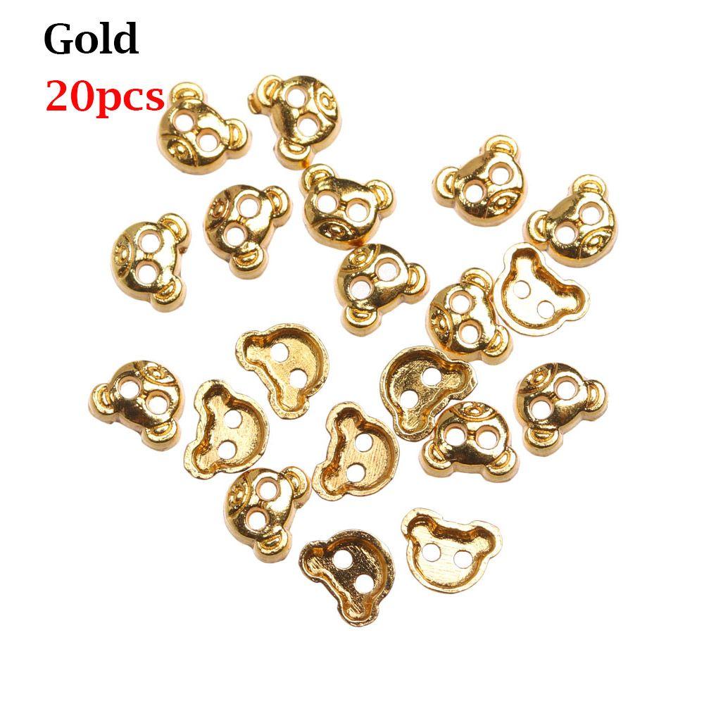 5 мм Craft Dollhoues Миниатюрная одежда Швейные пряжки Мини-пуговицы DIY Кукольная одежда Металлическая пряжка