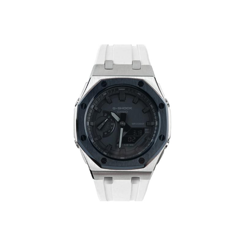 Casio Часы Custom Collection с кварцевым механизмом, унисекс, черный циферблат GA-2100-1A1(Часы1- -)