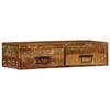 VidaXL Meuble TV mural 80x30x19 cm bois massif de récupération, meuble média, meuble latéral, centre de divertissement, 4017462