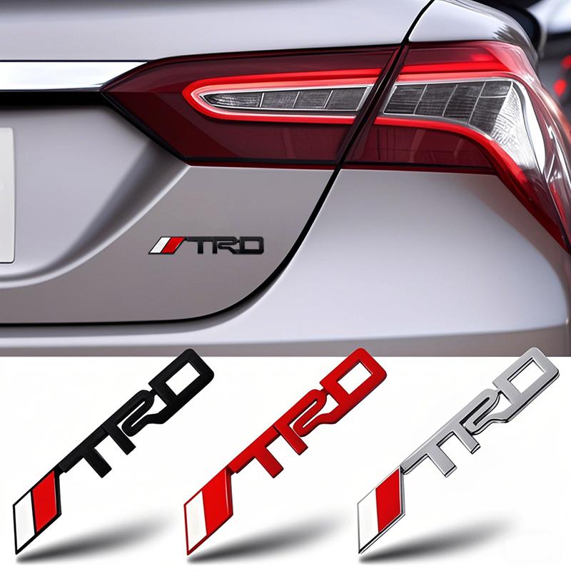 1 шт. 3D Металлическая Наклейка на Автомобиль Значок TRD Значок Декоративные Аксессуары Для Toyota GR Corolla Yaris Aygo Prius CHR Camry Auris Avensis
