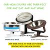304 stainless Tilted Elevated Adjustable Raised Cat Food Bowl Stand Design Extremely High-Quality, Long-Lasting Rust Resistant