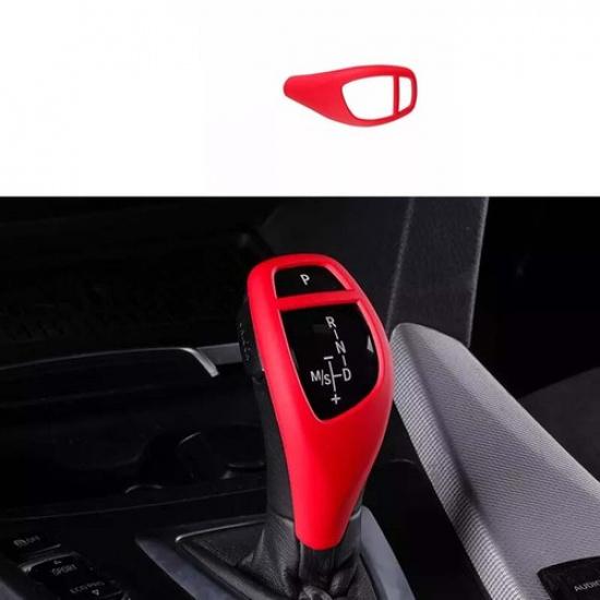 Matt Red For BMW 3 4 Series GT 2013-19 Car Central Console Gear Shift Knob Cover