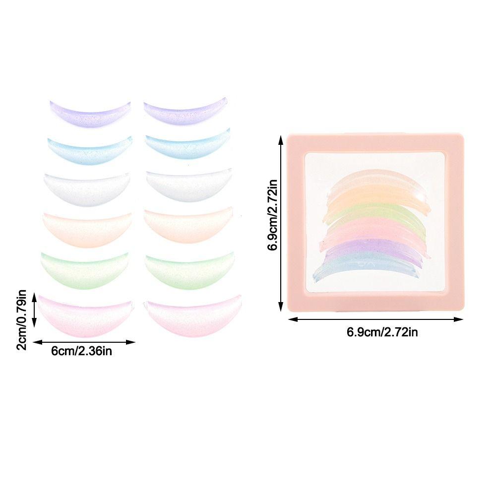 Аксессуары для макияжа Ресницы для глаз Многоразовые силиконовые повязки для глаз Новые силиконовые подушечки для завивки ресниц для женщин