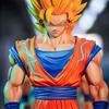 JT Статуя Dragon Ball Z SSj1 Ssj2 Гоку Фигурка Сын Гоку Супер Сайян Фигурки Действия 30см/11.81дюйма Коллекционная Модель Игрушки Подарки