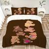 3pcs Teddy Bear Bedding Set, Ideal for Home Use, Suitable for Bedroom Decor (1*Duvet Cover + 1/2*Pillowcases, No Core) yy250821239