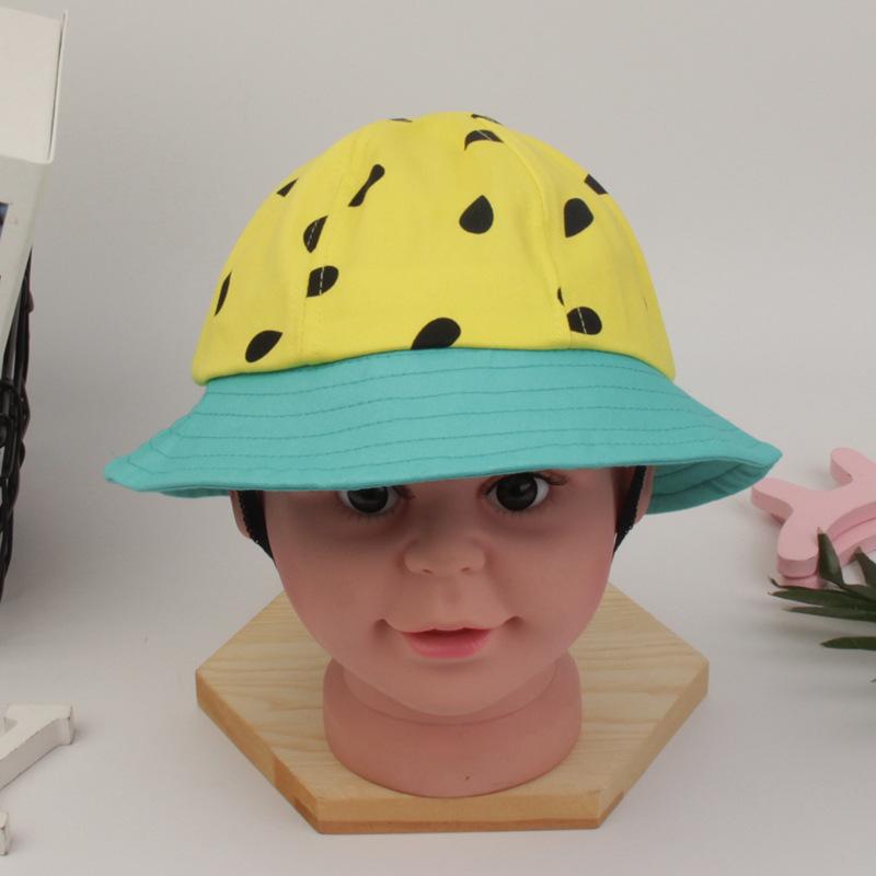 Sesame Street big eyes cartoon children's basin hat autumn baby big edge hat cute baby bucket hat