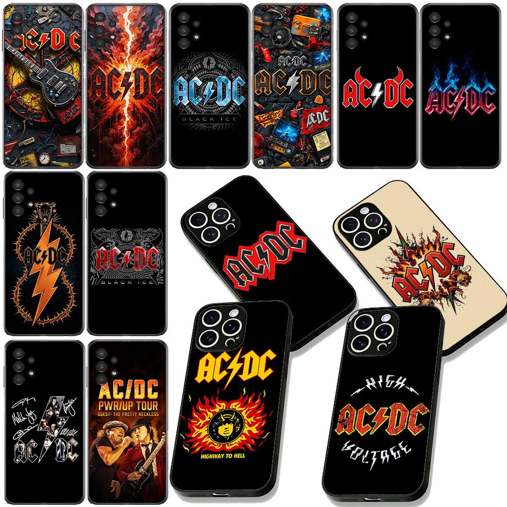A-Acdc Poster Coque Phone Cover for Samsung Galaxy A06 A05 A14 A50 A51 A52 A12 A13 A23 A70 A07 A25 A26 A72 A56 Casing Coque Case