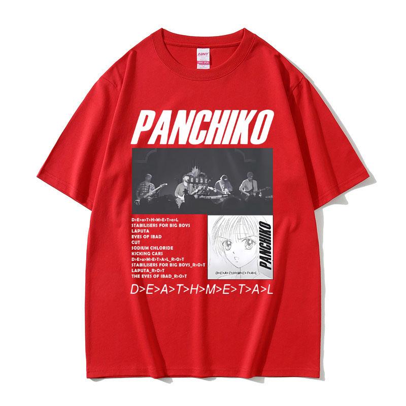 Panchiko DEATHMETAL Album Graphic Print Tshirts Unisex Women Vintage Casual Cotton T Shirts Male Rock Music Band Oversized Tshirt