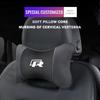 Для VW Volkswagen Jetta MK5 Golf Кожаный Автомобильный Подголовник Сиденья Пена с Памятью Комфортная Подушка для Шеи Автомобильные Интерьеры Для Volkswagen VW RLin