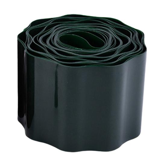 1 рулон гофрированного забора влагостойкий ландшафтный бордюр не требующий копания гнущийся садовый бордюр