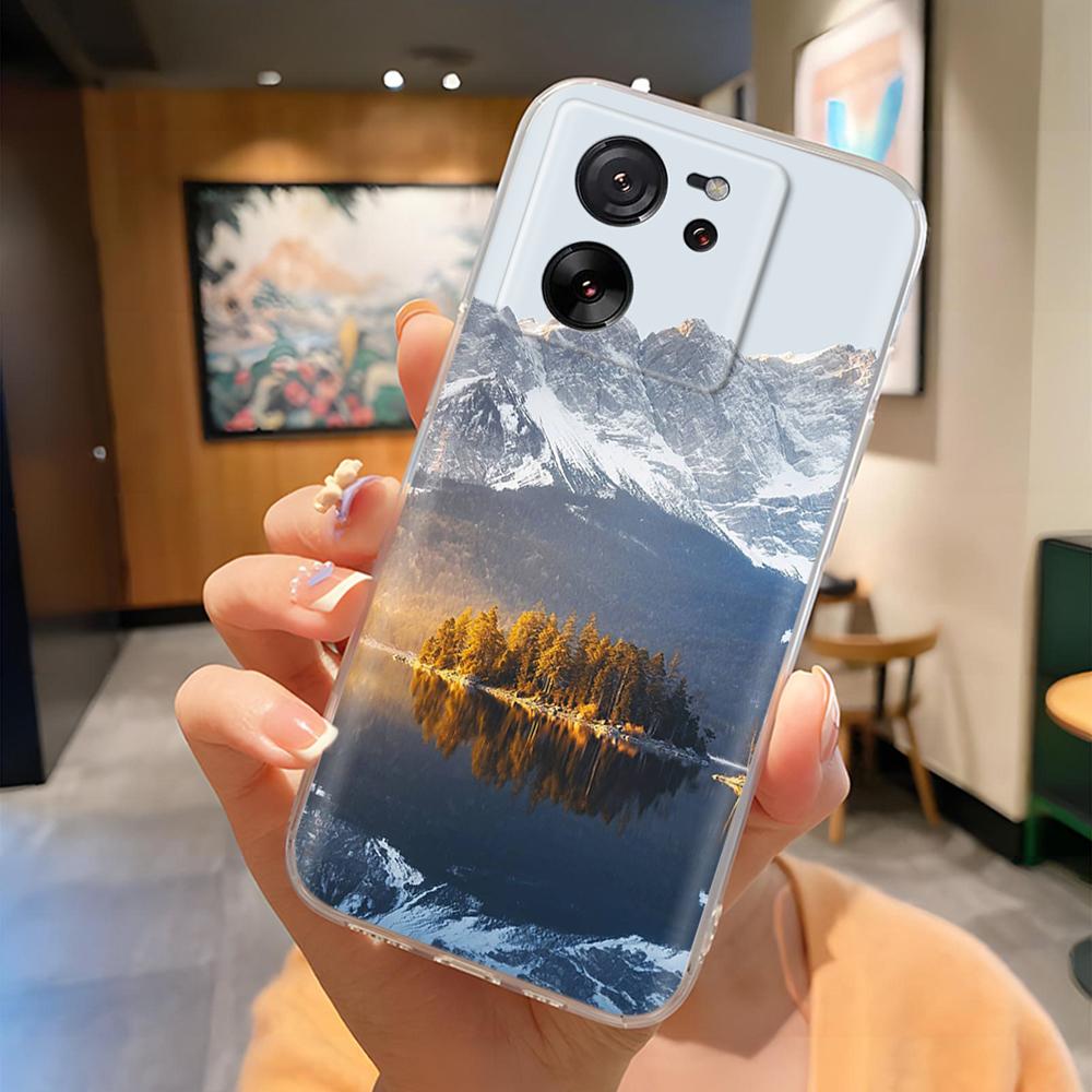Чехол для Xiaomi 13T Задняя крышка Mi13T Мягкий силикон Funda Для Xiaomi 13T Pro Мягкие модные милые мультяшные чехлы Для Xiaomi Mi 13T Pro