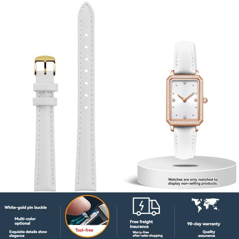 Женский ремешок из коровьей кожи для часов Fiyta DW Fossil Casio Longines, телячья кожа, 10 мм 12 мм 14 мм 16 мм 18 мм, браслет, Черный Зеленый Красный