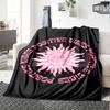1pc Positive vibes Soft Flannel All Season Throw for Home, Office, Outdoor UseDurable Comfort Soft Warm Throw for Home