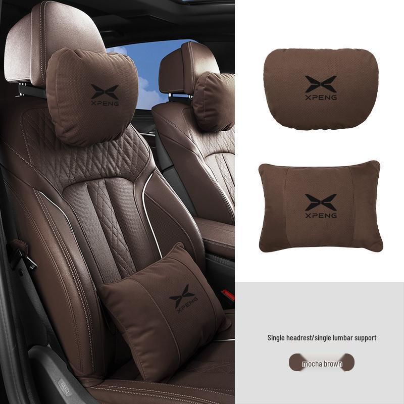 XPeng P7 Headrest & Lumbar Support, P5/G3/i G9 Neck Pillow: Maybach Style.