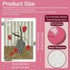 5D Diamond Painting Kit. Red Tulip Flower in Vase Diamond Mosaic Craft. Handmade Home Decoration for Living Room and Bedroom
