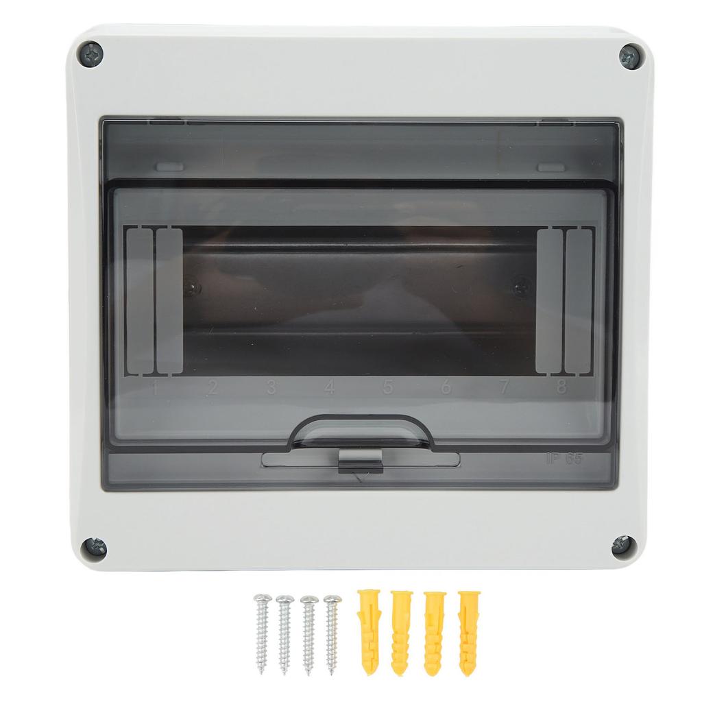 Распределительная коробка с автоматическими выключателями, 8-позиционная, накладного монтажа, IP65, водонепроницаемая, пыленепроницаемая, защита распределения электроэнергии