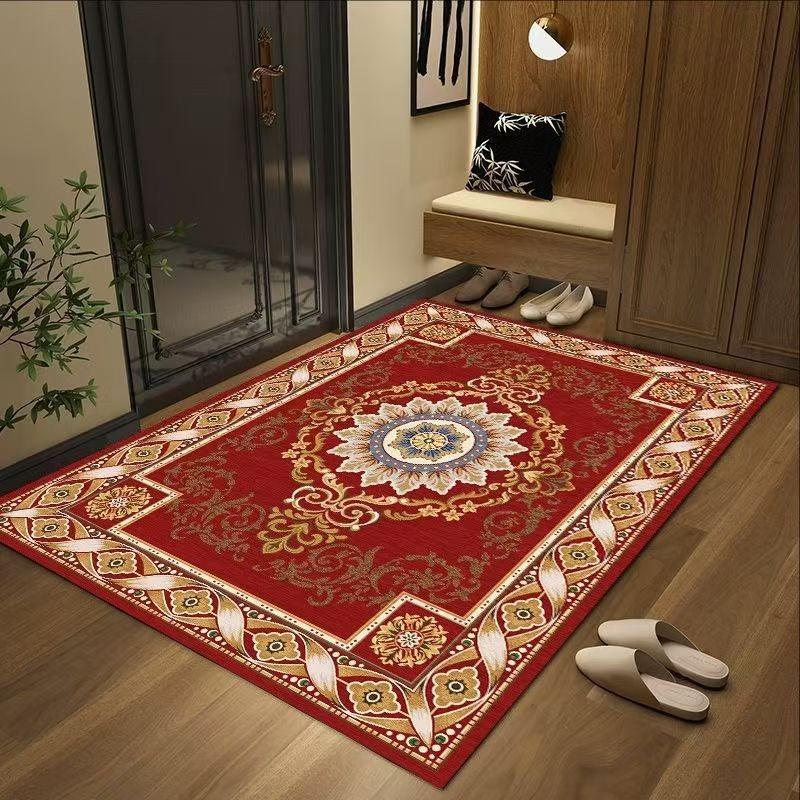 Новый китайский стиль Ковер удачи Красная дорожка Гостиная Диван Спальня Кабинет Ванная Кухня Входной коврик Нескользящий Роскошный декор Ковер