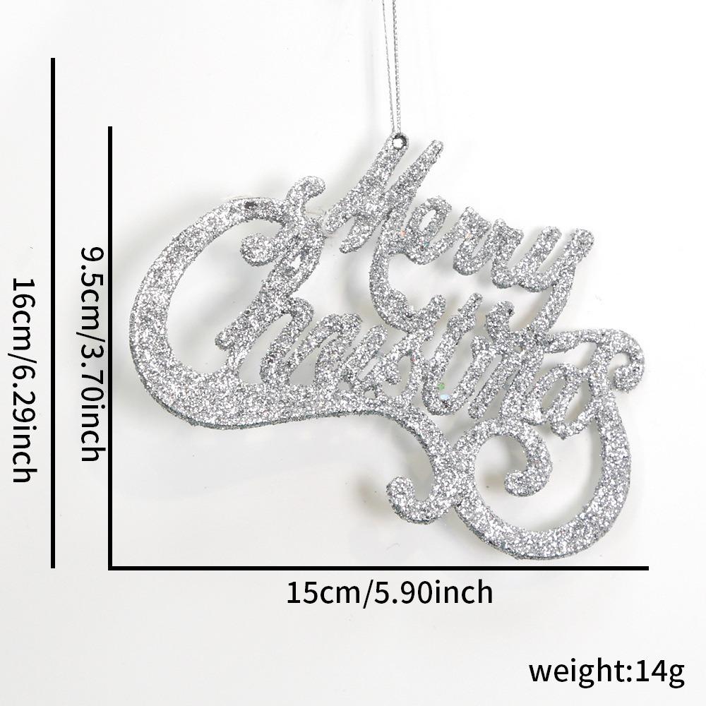 Sign Merry Christmas Pendant DIY Door Hanging Ornament New Xmas Tree Pendant Merry Christmas
