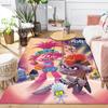 Trolls World Tour Guitar-Playing Monster Print Rug Floor Mat for Living Room or Bedroom Soft and Comfortable Carpet a Gift for Birthday and Holiday.PF