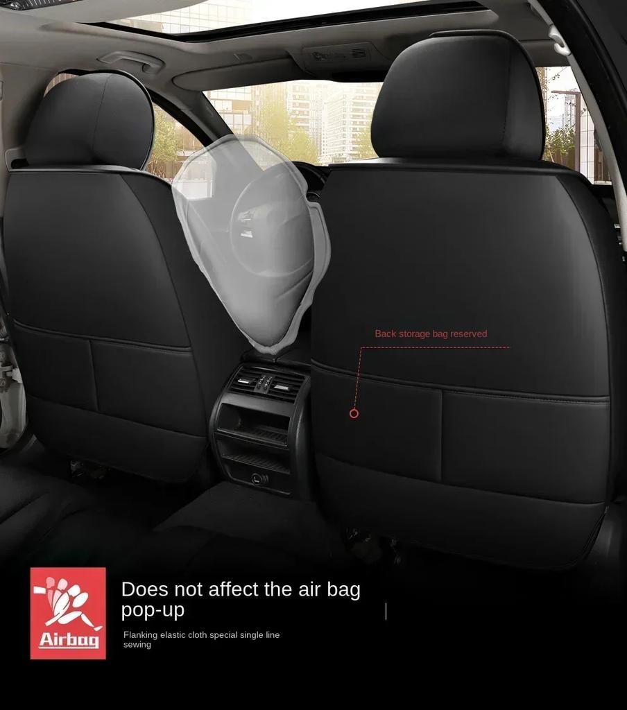 Universal Pu Leather Car Seat Cover for VW Passat B6 B7 B8 Seat Arona Skoda Superb 3 2 Auto Accessories Interior Details