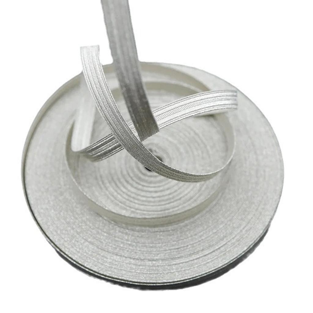 Gold And Silver Thread Apparel Trim Ribbon Binding Solid Color Sewing Tape Baby Clothing Accessory
