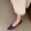 Pointed Toe Women Ballet Flats Shoe Fashion Shallow Slip On Spring Autumn Ladies Comfort Soft Sole Solid Casual Loafers Footwear