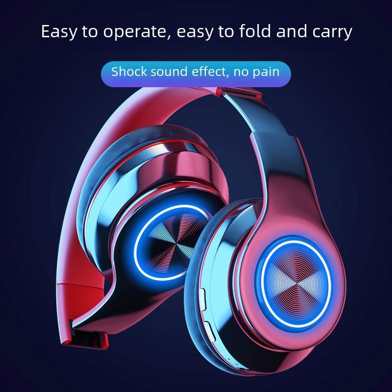 B39 Wireless On-Ear Headphones with Luminous Design & Long Battery Life Available