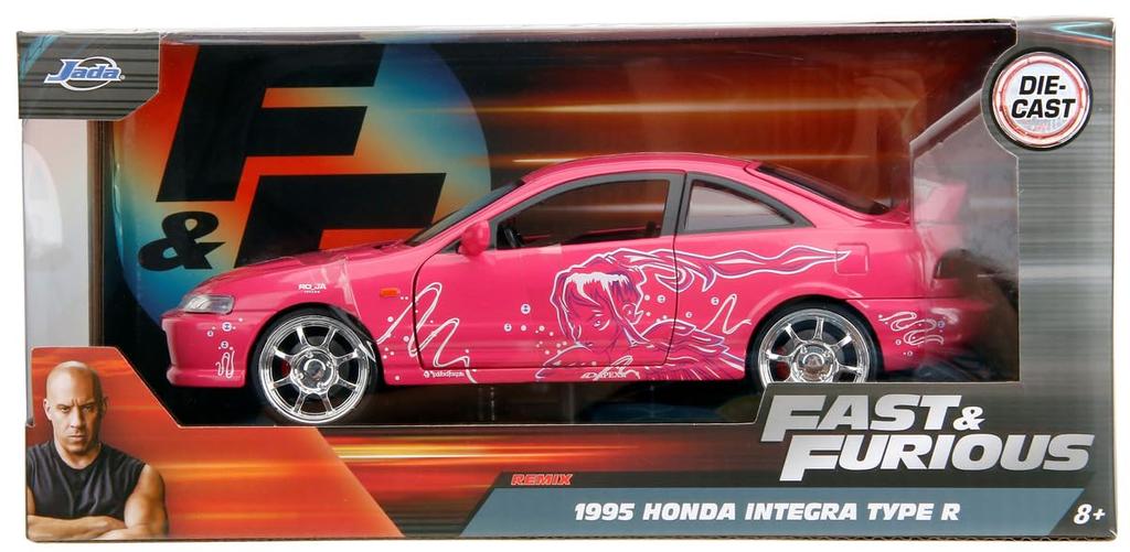 Jada Toys Fast Furious Series Acura Integra Sookie Honda Graphic Finished Product JADA35876 & 1/24 F&F (Mia)