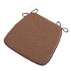 Modern Style Solid Color Cotton Linen Chair Cushion with Ties for Dining Chairs Kitchen Dining Chair Pad Cojines Decorativos