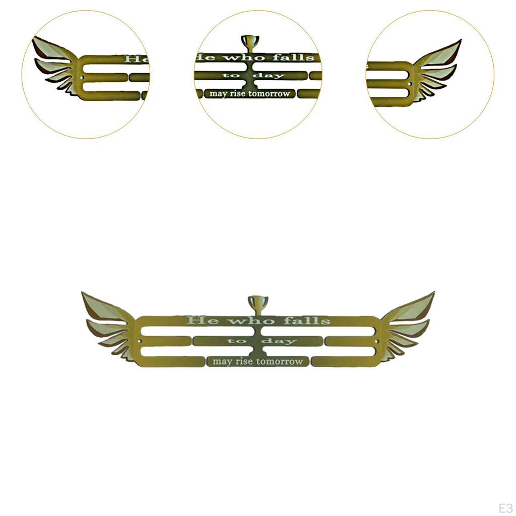 Medals Display Hanger Award Ribbon Organizer Metal Sturdy Holder Hanging Frame Rack for Golf