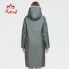 Женская зимняя куртка Astrid Женские парки Длинное плюшевое утепленное пальто для женщин 2025 Оверсайз Теплая одежда Верхняя одежда с меховым капюшоном AT-10090