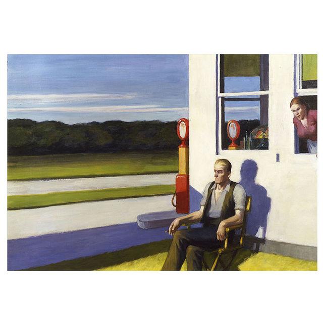 Edward Hopper Best Wallpaper Canvas Painting Posters and Prints Modern Painting Wall Art Picture for Living Room Home Decoration