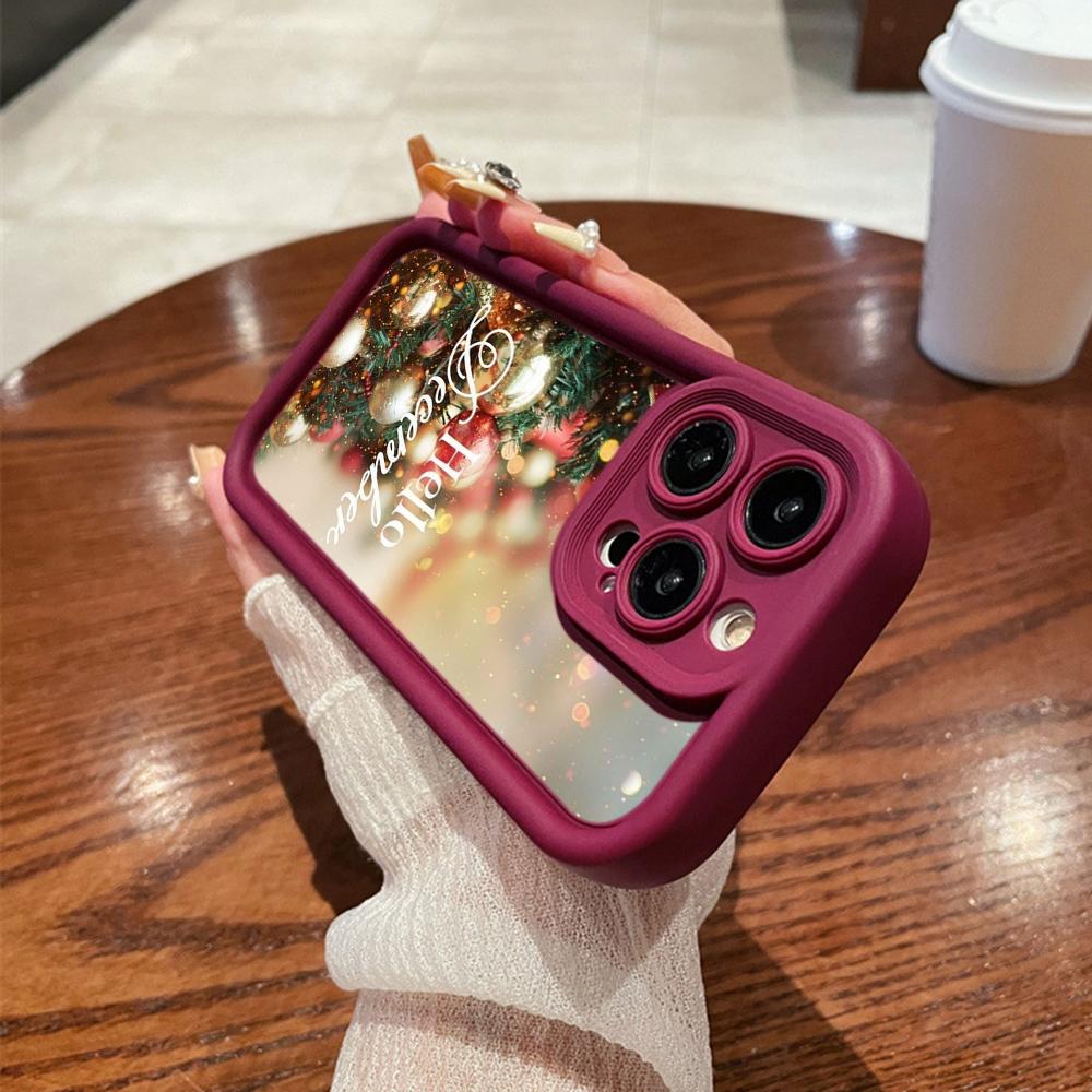 N118 Новогодний Веселый Рождественский дизайн Мягкие чехлы для телефонов Angel Eyes для iPhone 16 15 14 13 11 Pro Max 8 7 6s Plus 12 mini XR XS Max SE Противоударный чехол