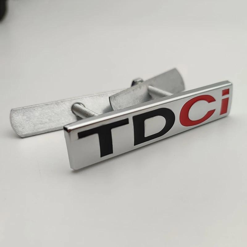 3d металлический логотип TDCI значок автомобиля передняя решетка эмблема наклейка на багажник для Fcous Mondeo C Max Fusion Fiesta TDCI наклейки аксессуары