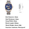 Skeleton Wristwatches Coated Glass 3Bar AILANG Automatic Mechanical Watch Genuine Leather Strap Waterproof Fashion Hollow Dial