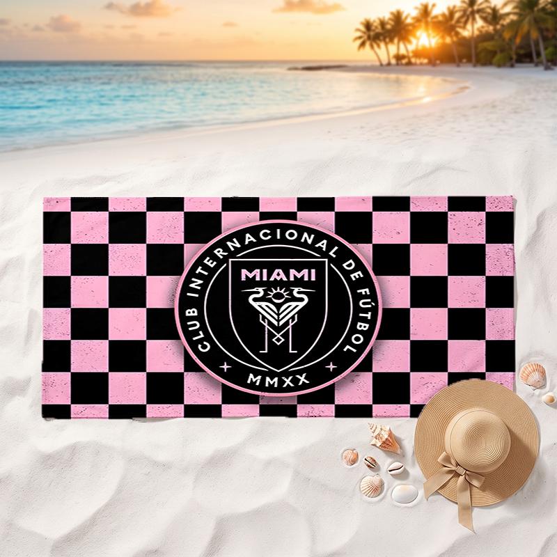 Miami Soft and comfortable beach towel perfect for vacations and poolside use an ideal gift for summer holidays