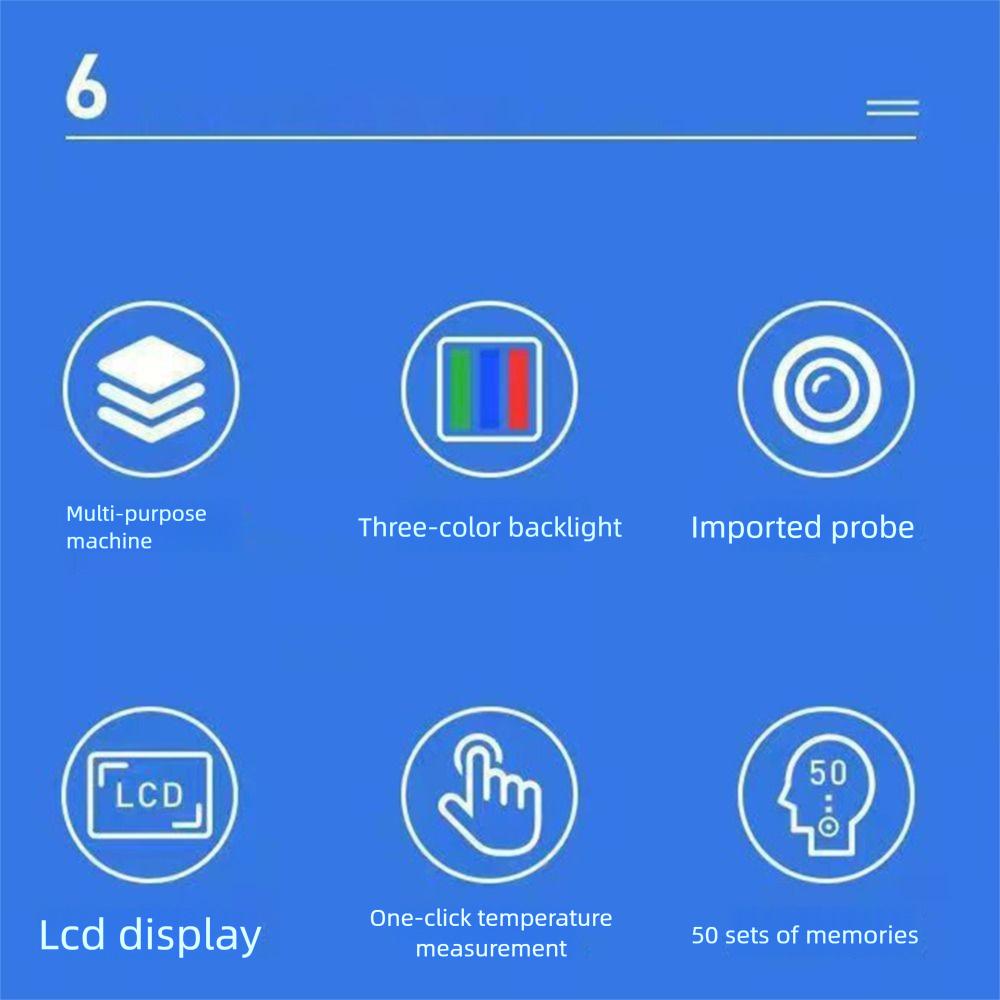 Прецизионный цифровой инфракрасный термометр Портативный ручной пирометр ИК-термометр Лоб/Тело
