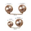 Pearl Brooch Pins For Women Safety Pins Neck Button Fashion Waist Pins For Dress Shrink Waist Circumferences