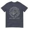 Emotional Support Husband Do Not Pet Funny Monkeyfunny Meme Tshirt