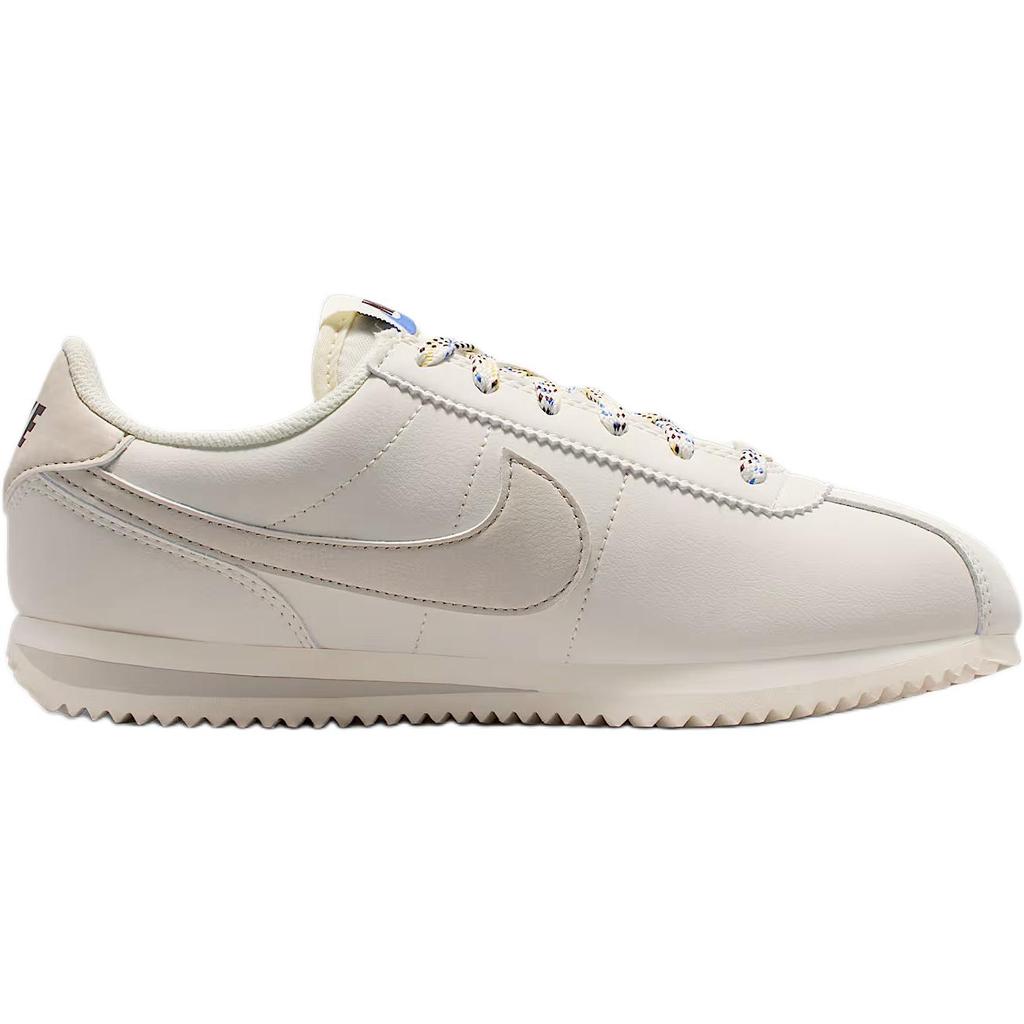 Nike Кроссовки Cortez GS Mini Swoosh Детские Кремовый Мягкий Жемчуг Кометно-Синий IH7655-001
