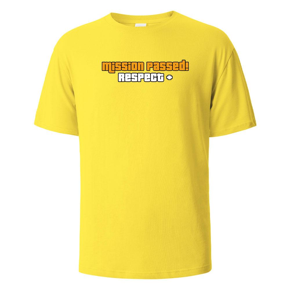 Mission Passed Print t shirts 100 Cotton Summer Tees For Men Women Oversize Casual Tops t shirts