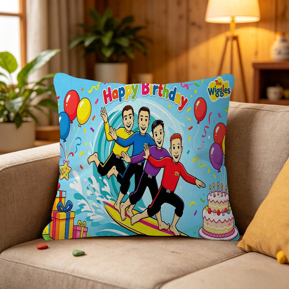 Индивидуальная наволочка на подушку с тематикой The Wiggles, чехол на диванную подушку, украшение для комнаты, детский подарок