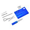 Ultra Thin Outdoor Multi Tool 12 in 1 Multipurpose Outdoor EDC Gadget Card Type Durable Outdoor Emergency Tools