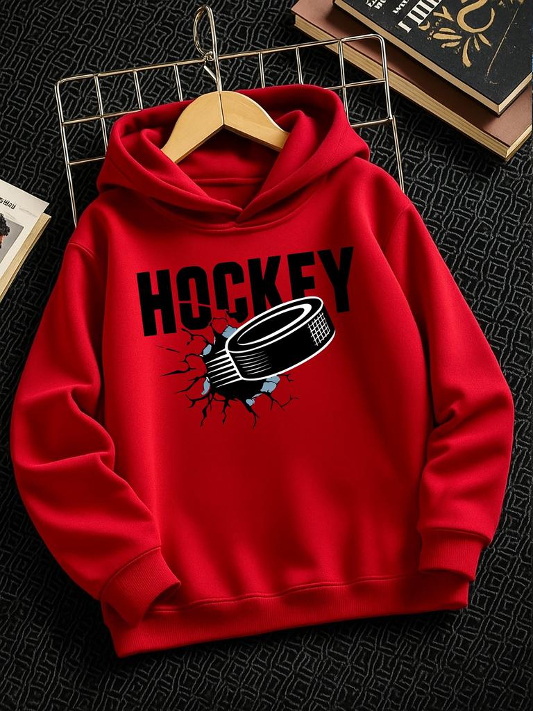 Autumn/Winter Fashionable Casual Sweatshirt for Boys, Trendy Print Outdoor Style, Christmas Gift for Children