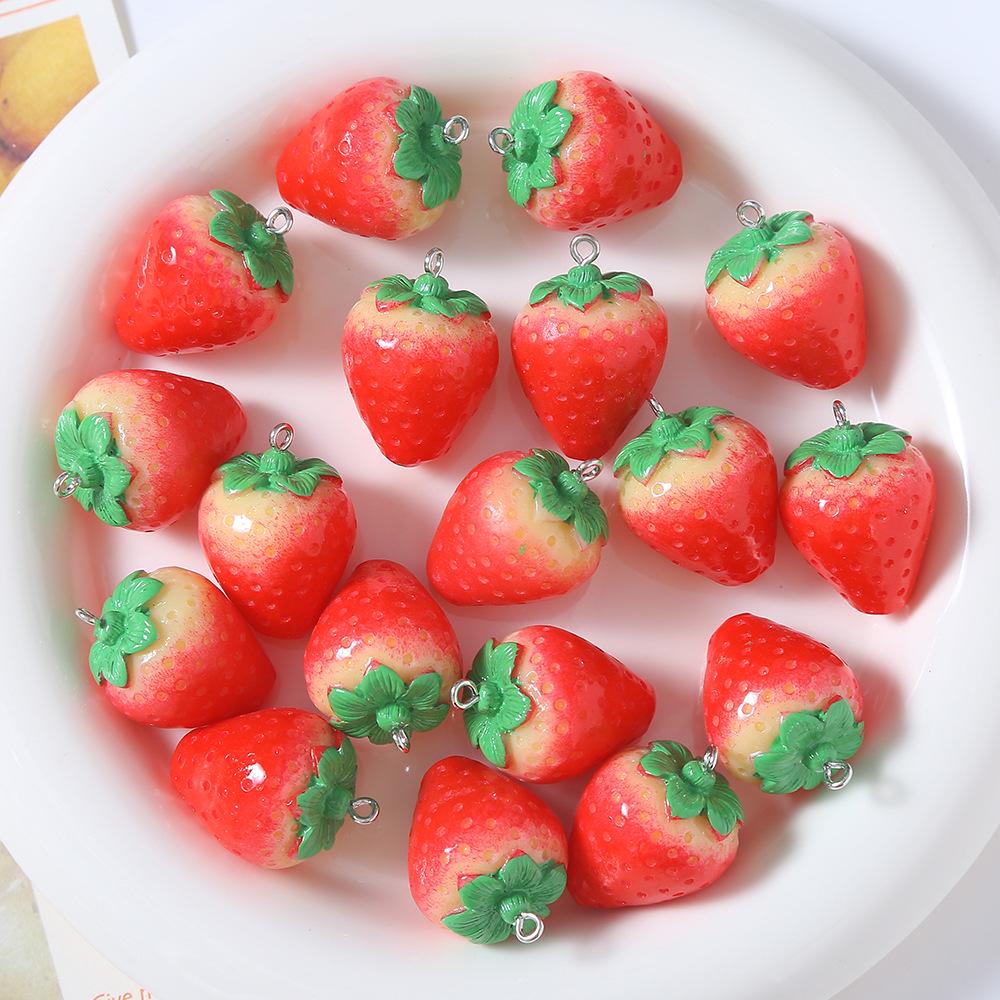 Смола Фрукты Миниатюрные DIY Аксессуары: Серьги, Брелоки, Чехлы для телефонов и Подвески для сумок