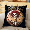 GGrateful DDead rock band Cushion Cover Soft Durable Reversible Pillow Cover Home Car MultiScene Daily Comfort Pillowcase