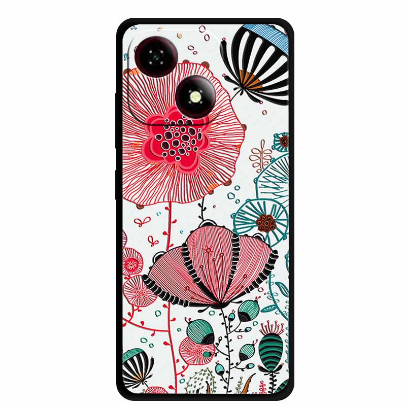 3D Flower Emboss Cases For ZTE Blade A35e Relief Emboss Soft Silicone Cover For ZTE Blade A35E Relief Emboss Funda BladeA35e A35